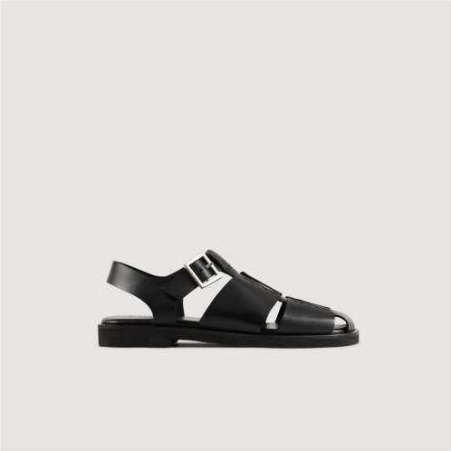 Sandro Leather Sandals