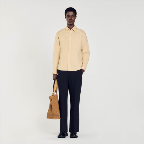 Sandro Cotton and linen shirt