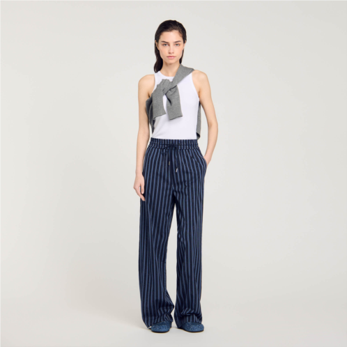 Sandro Striped trousers