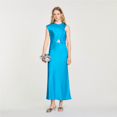 Sandro Draped maxi dress