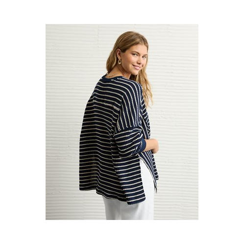 American Eagle AE Big Hug Crew Neck Waffle Sweatshirt
