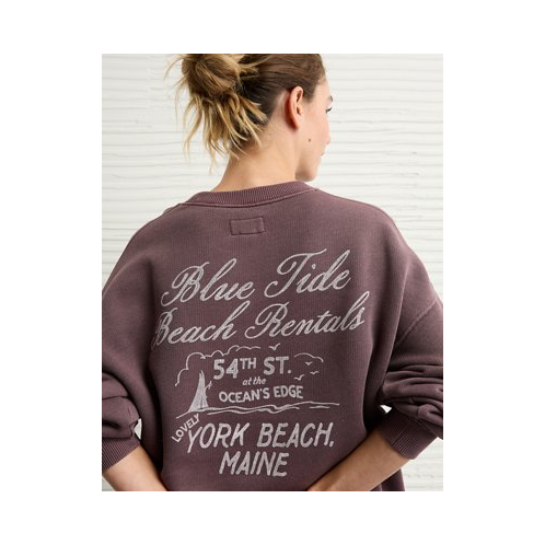 American Eagle AE Relaxed Fit Destination Graphic Sweatshirt