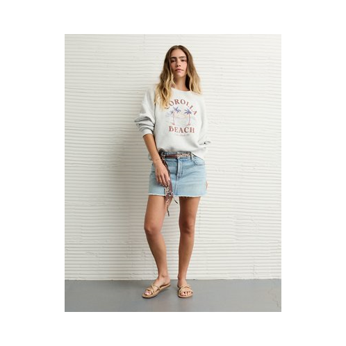 American Eagle AE Relaxed Fit Destination Graphic Sweatshirt