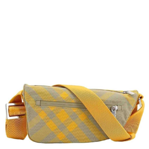 Burberry Shield Check Crossbody Bag