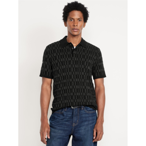 OldNavy Short-Sleeve Sweater-Knit Polo
