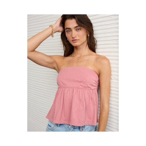 American Eagle AE Sunchaser Knit Babydoll Tube Top