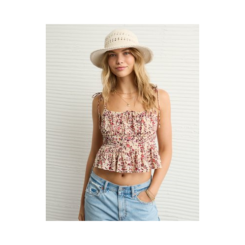 American Eagle AE Tie Strap Corset Tank Top