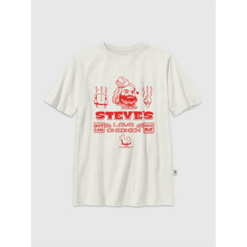 Gap Kids Minecraft Movie Steves Lava Chicken Graphic T-Shirt