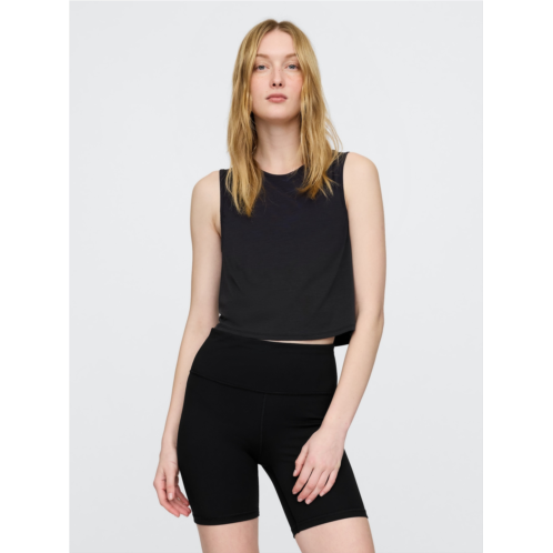GapFit Breathe Crop Muscle Tank Top