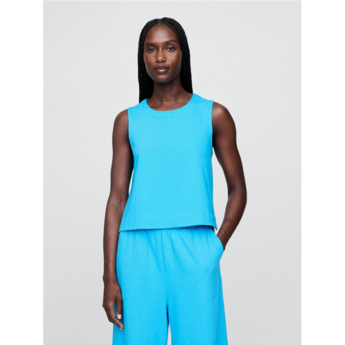 Gap UltraSoft Denim Shell Tank Top