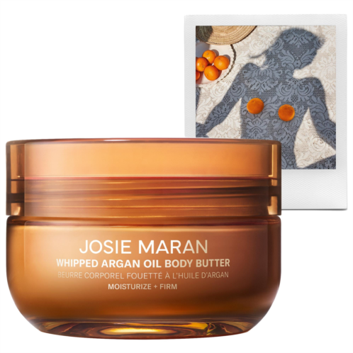 Josie Maran Topless Tangerine - Whipped Argan Oil Refillable Firming Body Butter Jar