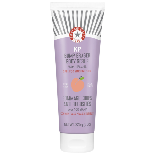 First Aid Beauty KP Bump Eraser Body Scrub with 10% AHA Peach