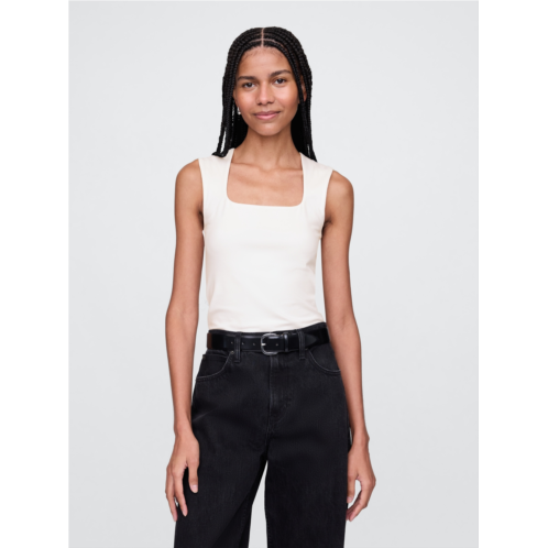 Gap CloseKnit Jersey Square-Neck Top