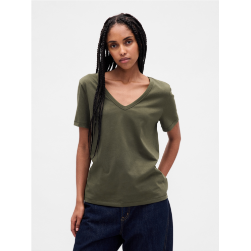 Gap Organic Cotton VintageSoft V-Neck T-Shirt