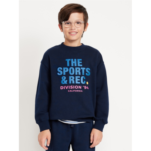 OldNavy Favorite Fleece Oversized Graphic Fleece Sweatshirt for Boys