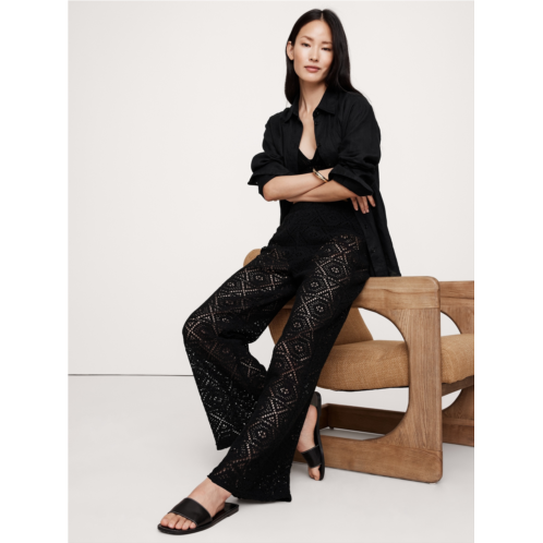 Bananarepublic Flared Italian Lace Beach Pant