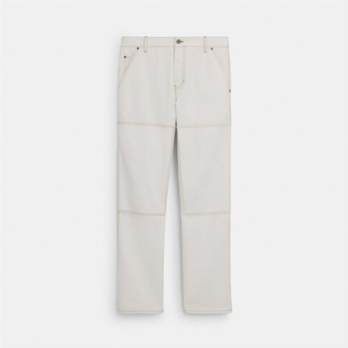 COACH Relaxed Straight Fit Twill Carpenter Pants In Organic Cotton And Recycled Polyester