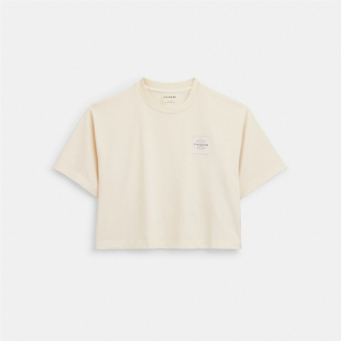 COACH Garment Dye Cropped T Shirt