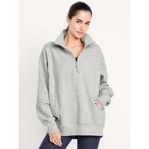 OldNavy Dynamic Fleece Oversized Textured Tunic Sweatshirt