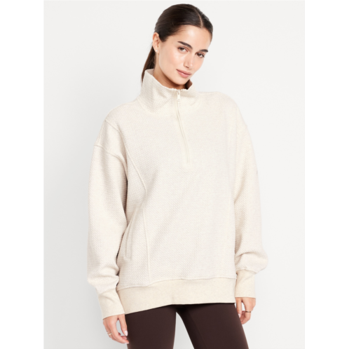 OldNavy Dynamic Fleece Oversized Textured Tunic Sweatshirt