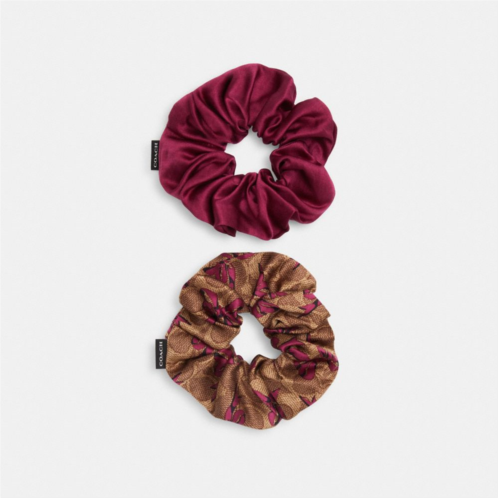 COACH Signature Bow Print Hair Ties Pack