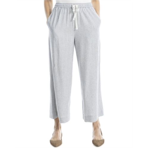 Max Studio linen-blend drawstring crop pant