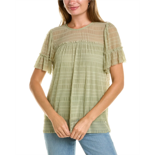 Max Studio mesh lace top