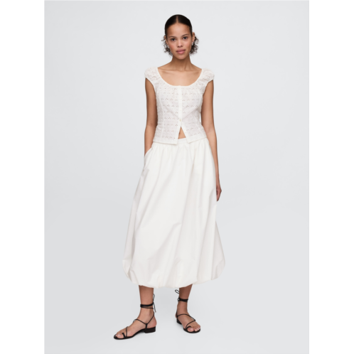 Gap Bubble Midi Skirt