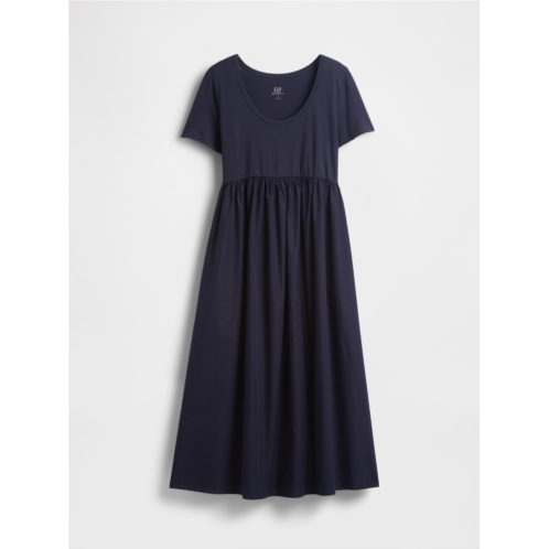 Gap Maternity Mixed Media Maxi Dress