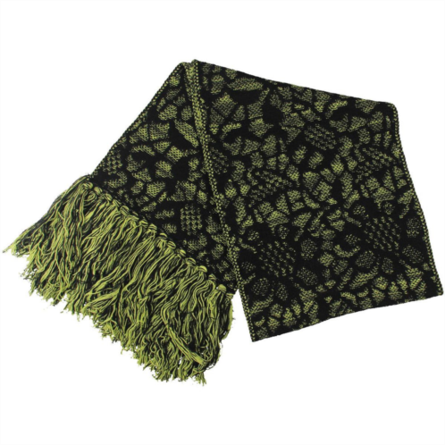 M Missoni womens fringe wool winter scarf