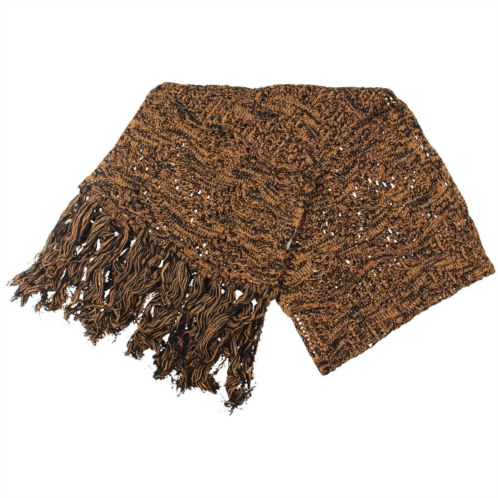 M Missoni womens fringe wool winter scarf