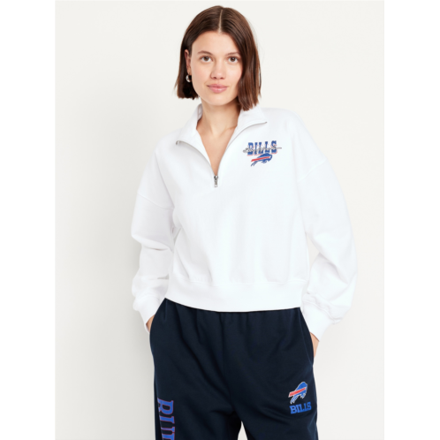 OldNavy NFL Buffalo Bills Oversized Half-Zip Sweatshirt