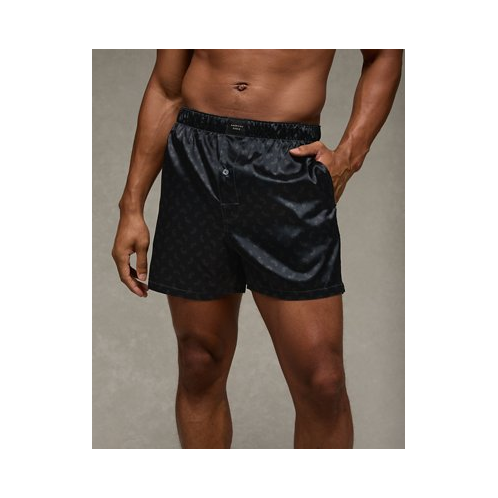 American Eagle AEO Mens Paisley Satin Pocket Boxer Short