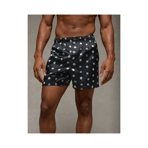 American Eagle AEO Mens Dice Satin Pocket Boxer Short