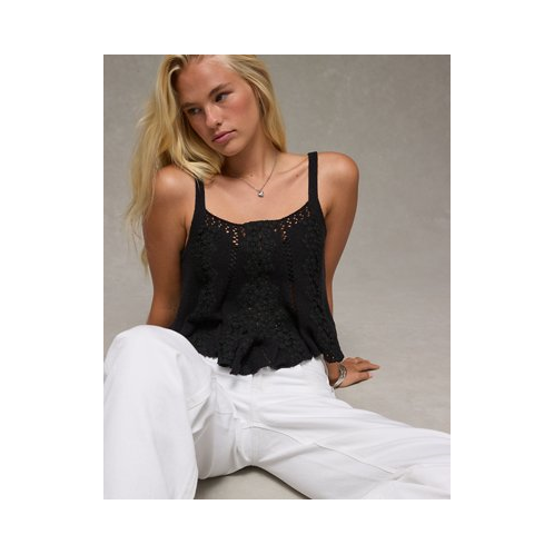 American Eagle AE Lace Sweater Tank Top