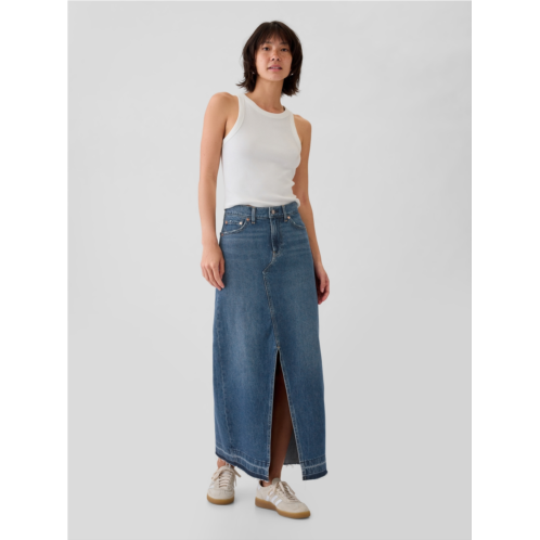 Gap Denim Maxi Skirt