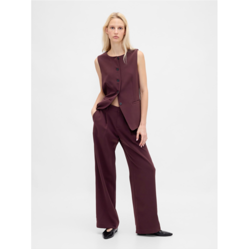 Gap 365 Low Rise Pleated Wide-Leg Trousers