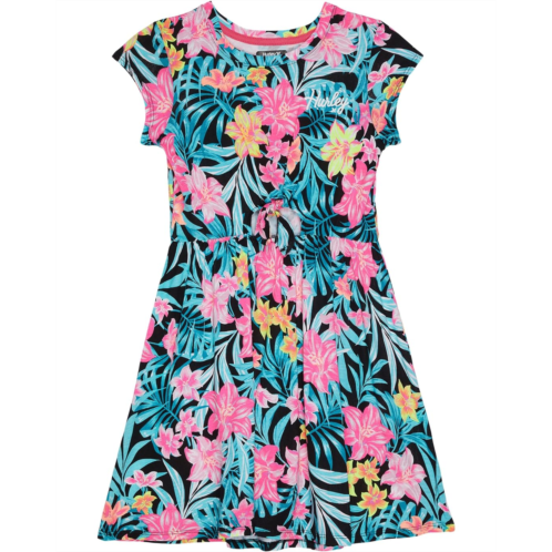 Hurley Kids Short Sleeve Cutout Dress (Big Kids)