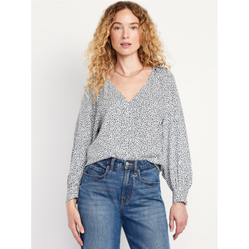 OldNavy Crepe Button-Down Top