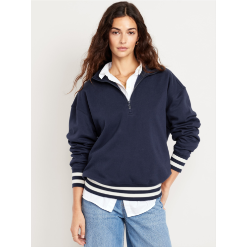 OldNavy SoComfy Oversized Half-Zip Sweatshirt