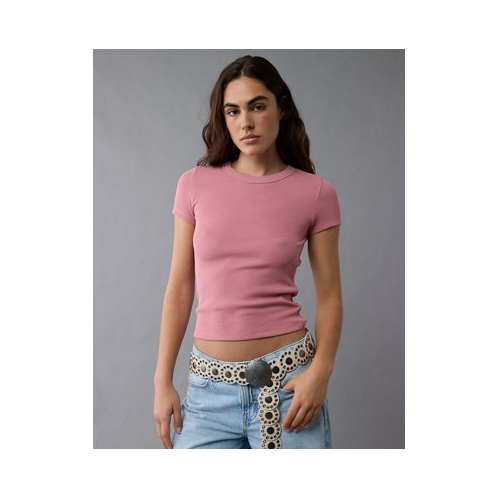American Eagle AE Waffle Hey Baby Tee