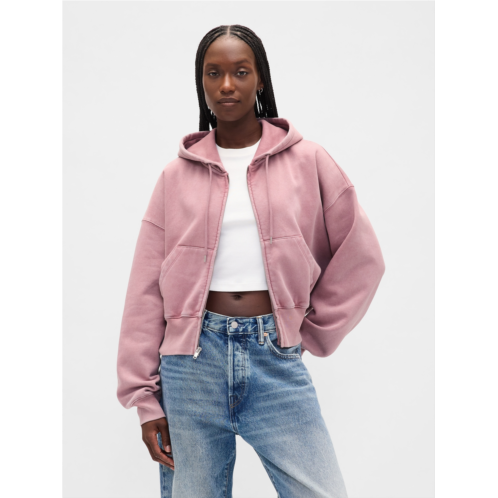 Gap VintageSoft Full-Zip Wedge Hoodie
