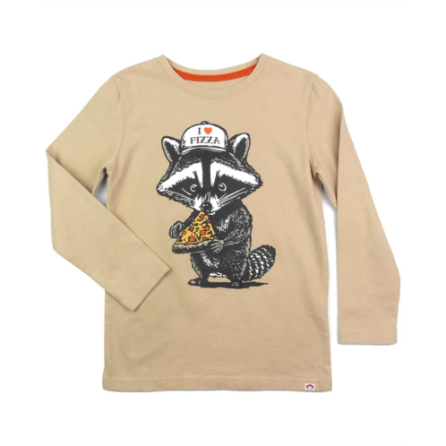 Appaman Kids Graphic Long Sleeve Tee - Trash Panda (Toddler/Little Kids/Big Kids)