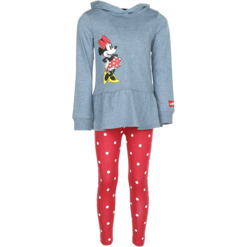 Levi s Kids Levis x Disney Minnie Mouse Hoodie and Leggings Set (Little Kids)