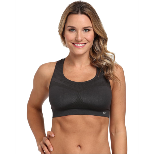 Champion Double Dry Seamless Racer-Back Sports Bra