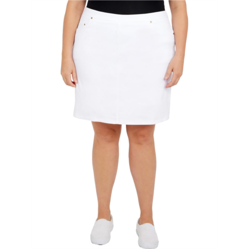 Hearts of Palm plus womens stretch pull on skort