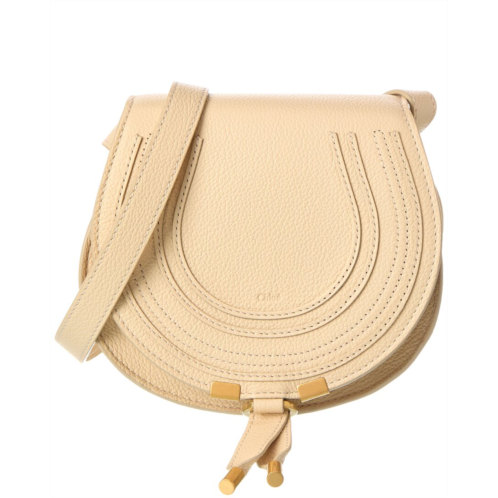 Chloe marcie small leather saddle bag