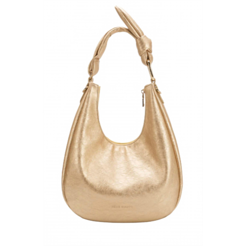 Melie Bianco womens lilie crinkle shoulder bag in gold