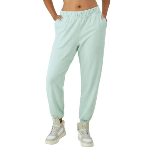 Champion womens soft touch sweatpants in frozen pale blue