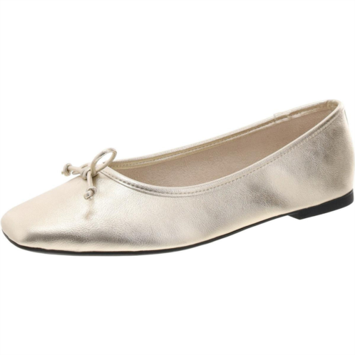 On 34th naomiep womens faux leather slip on ballet flats